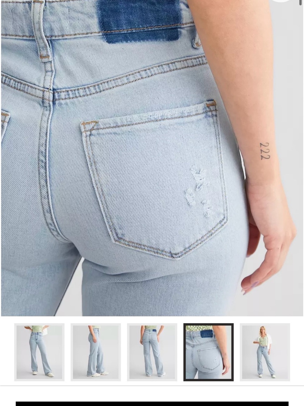 VERVET 90’s vintage flare style jeans - Picture 4 of 4